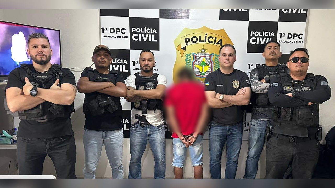 EM LARANJAL DO JARI, POLÍCIA CIVIL PRENDE HOMEM INVESTIGADO POR TENTATIVA DE HOMICÍDIO QUALIFICADO
